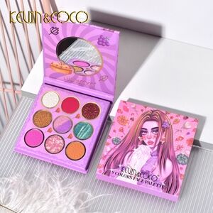 KEVIN & COCO 9 Eye Shadow Palette NIB